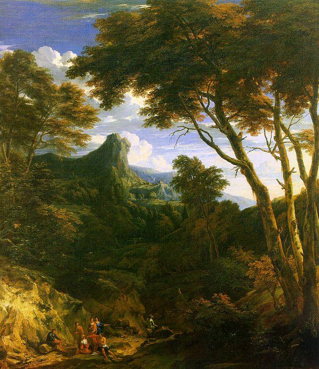 Jean-Baptiste Huysmans Mountainous Landscape China oil painting art
